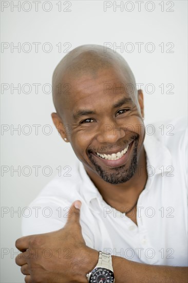 Smiling Black man