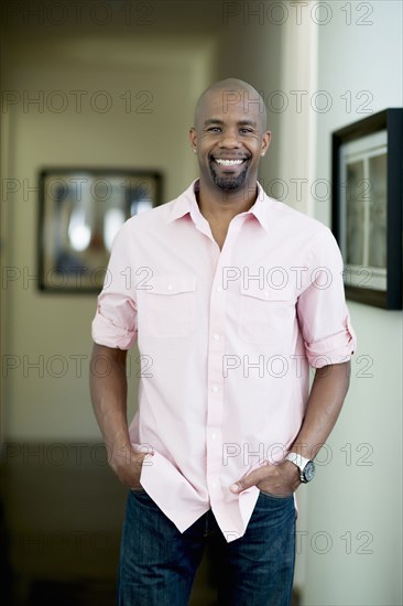 Smiling Black man