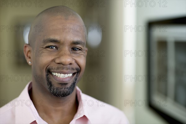 Smiling Black man