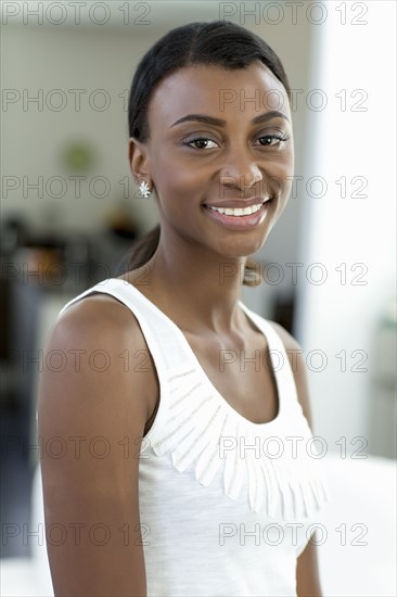 Smiling Black woman