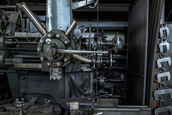 Machinery in metal shop