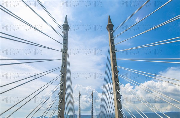 Suspension cables of Penang bridge