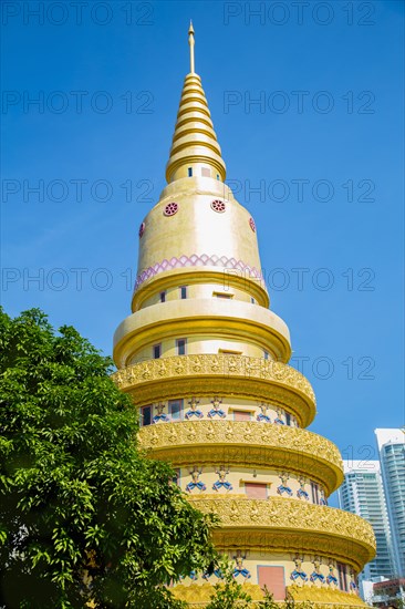 Wat Chayamangkalaram temple under blue sky