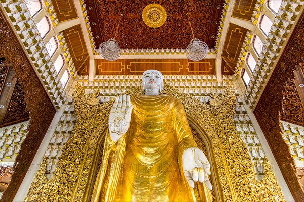 Buddha statue in Dhammikarama Burmese temple
