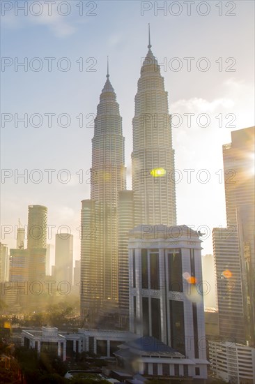 View of city skyline