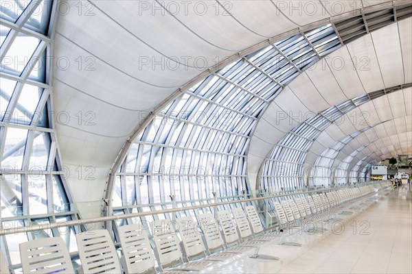 Modern architecture of Suvarnabhumi Airport