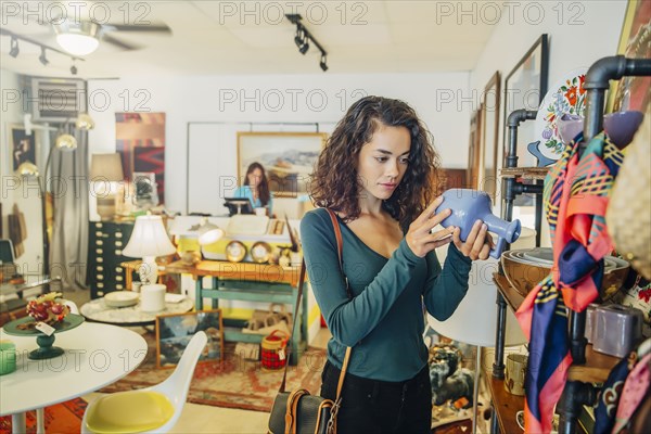 Woman shopping in store