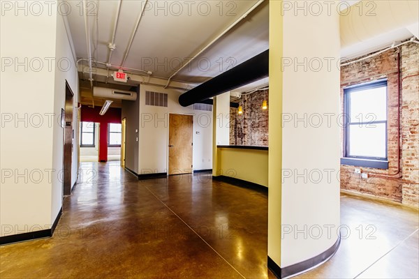 Empty room in modern office