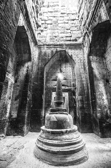 Interior of ancient temple at Angkor Wat