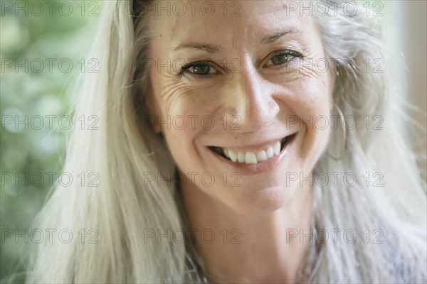 Caucasian woman smiling