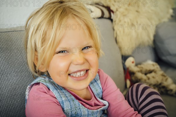 Smiling Caucasian girl