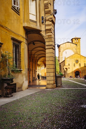 People walking in Bologna