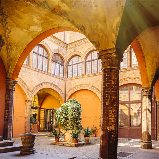 Courtyard in Bologna