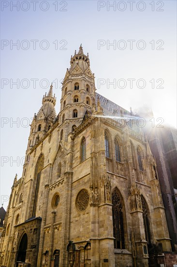 Sunbeams on castle