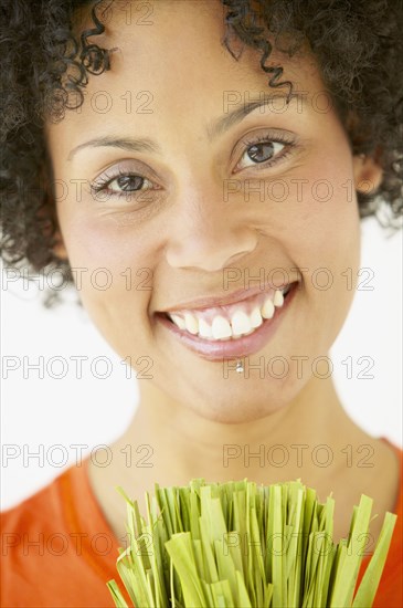 Portrait of woman smiling