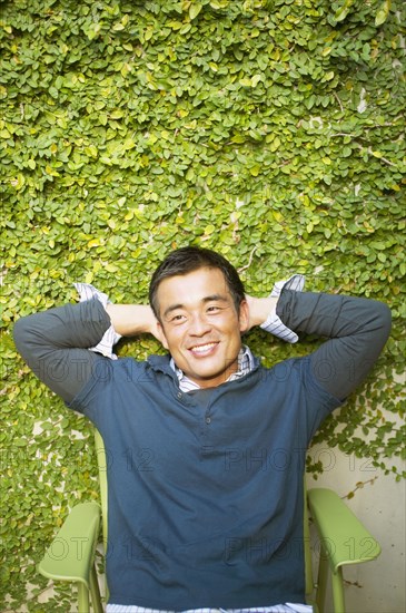 Man sitting in chair