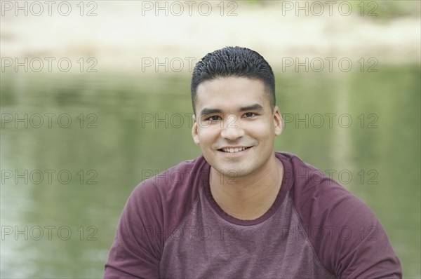 Close up of a young man smiling