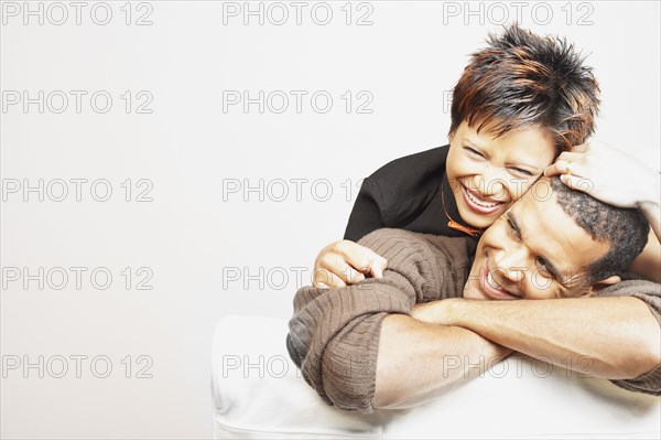 Young couple smiling for the camera