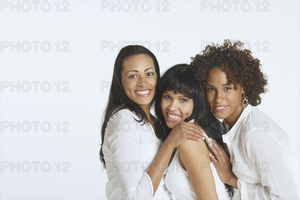 Girl friends smiling for the camera