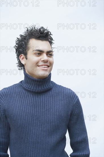 Young man posing for the camera