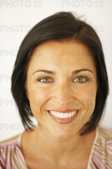 Close up of woman smiling