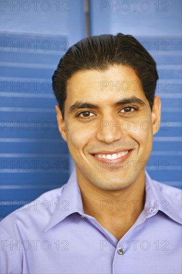 Close up of Egyptian man smiling