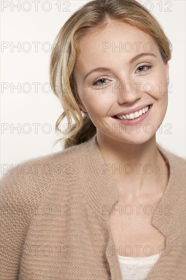 Caucasian woman smiling