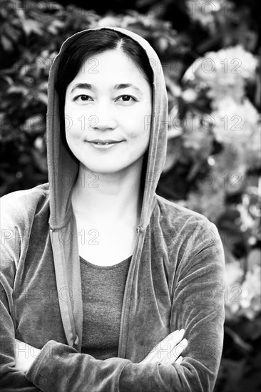 Portrait of smiling Japanese woman