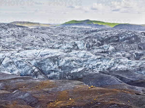 Snow on remote rock formations