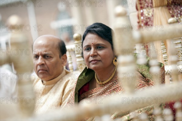 Indian couple in traditional clothing