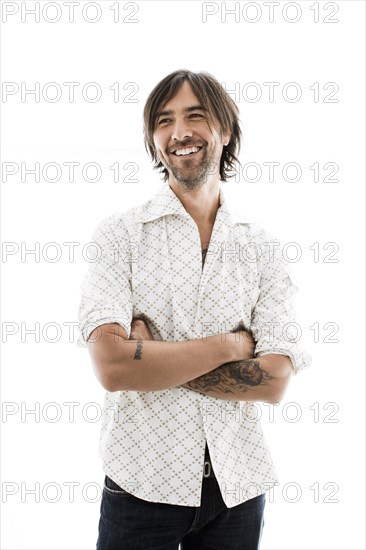 Portrait of smiling man with beard