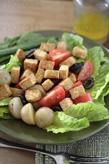 Soy tempeh salad