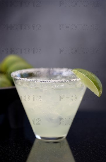 Margarita with salt and lime