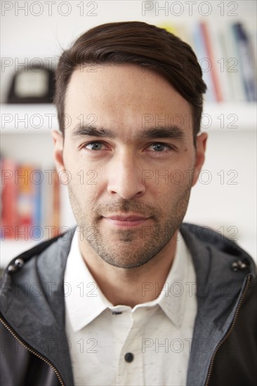 Portrait of serious Caucasian man