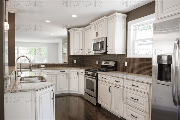 Interior of elegant kitchen