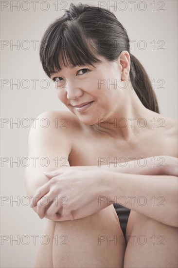 Smiling Asian woman