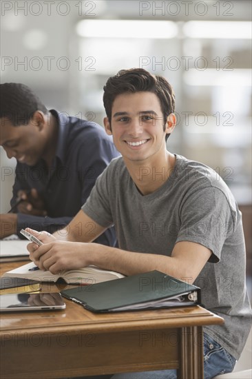 Friends studying together