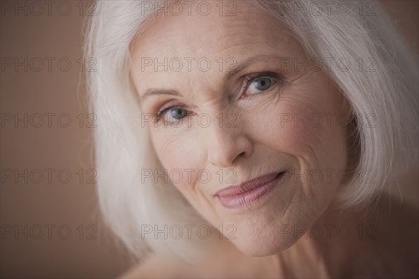 Smiling Caucasian woman