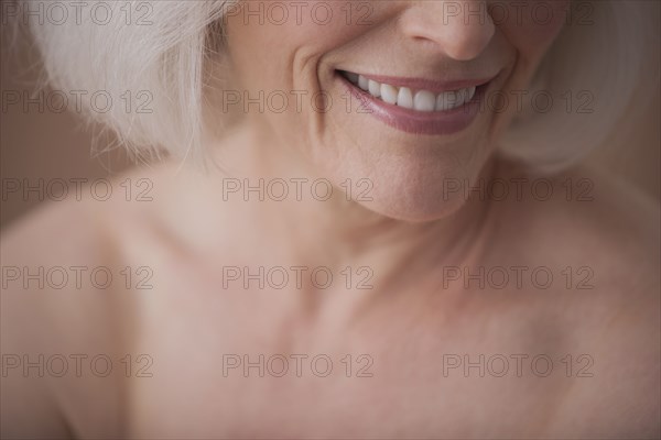 Smiling Caucasian woman