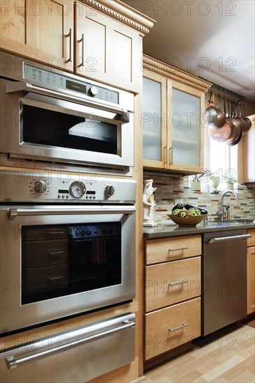 Oven in modern kitchen