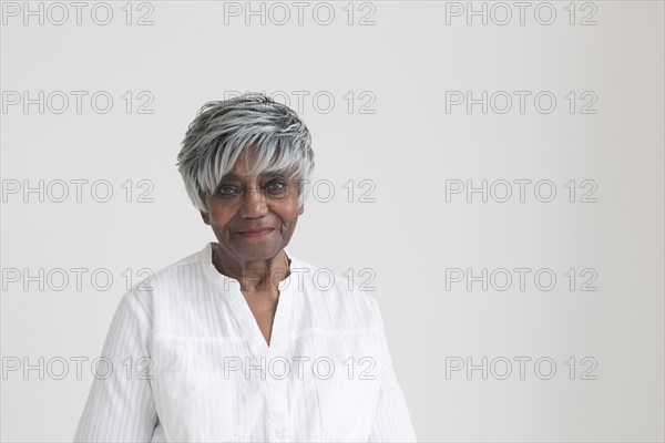 Portrait of older smiling Black woman