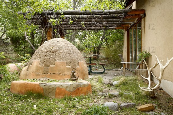 Oven outdoors in garden