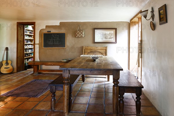 Traditional indigenous dining room