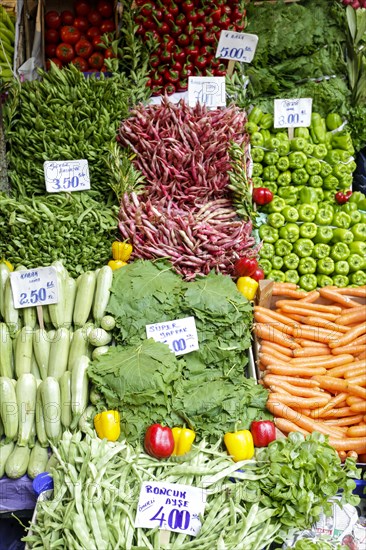 Vegetables at market