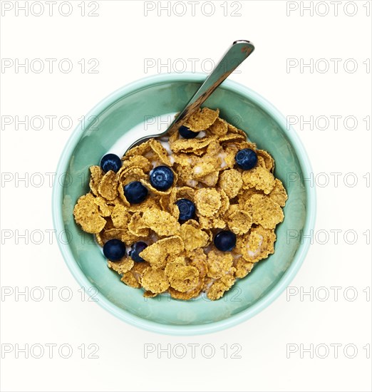 Bowl of healthy cereal with fruit
