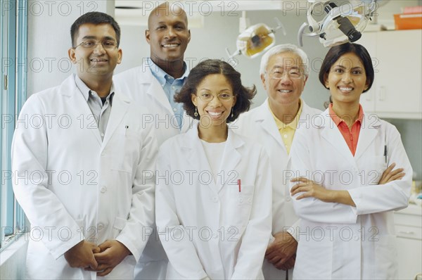 Group of dentists smiling