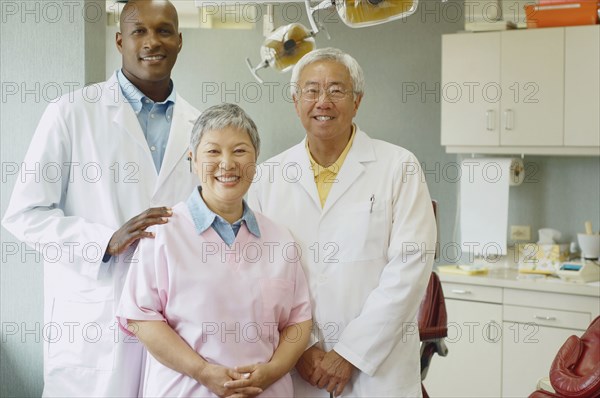 Group of dentists smiling