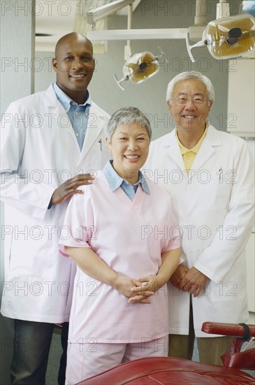 Group of dentists smiling