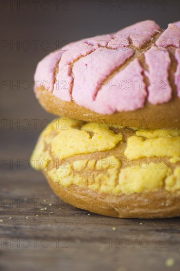 Close up of Mexican pastries