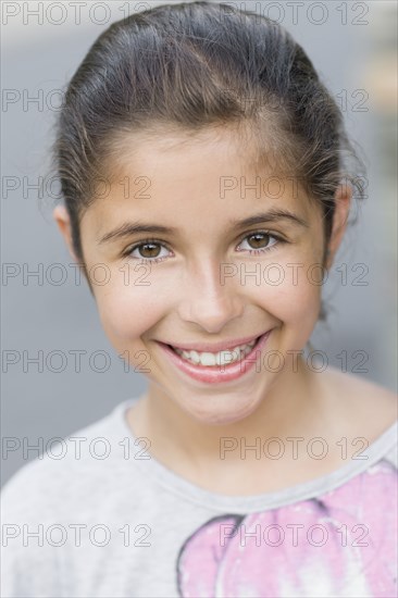 Smiling Hispanic girl